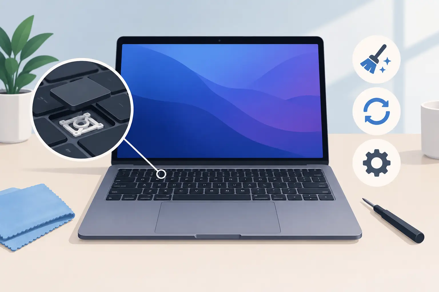 MacBook Tastatur defekt beheben - das hilft sofort