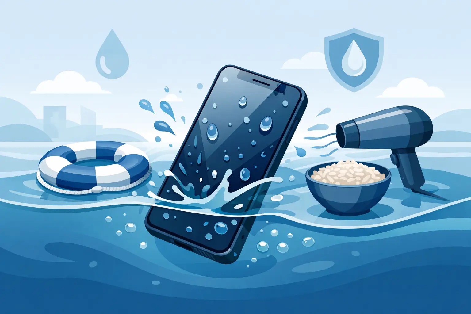 Wasserschaden am Handy retten: Was jetzt hilft